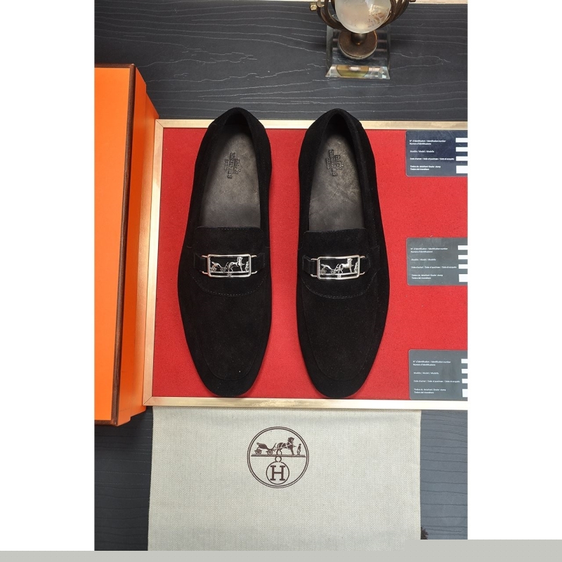 H**mes leather shoes